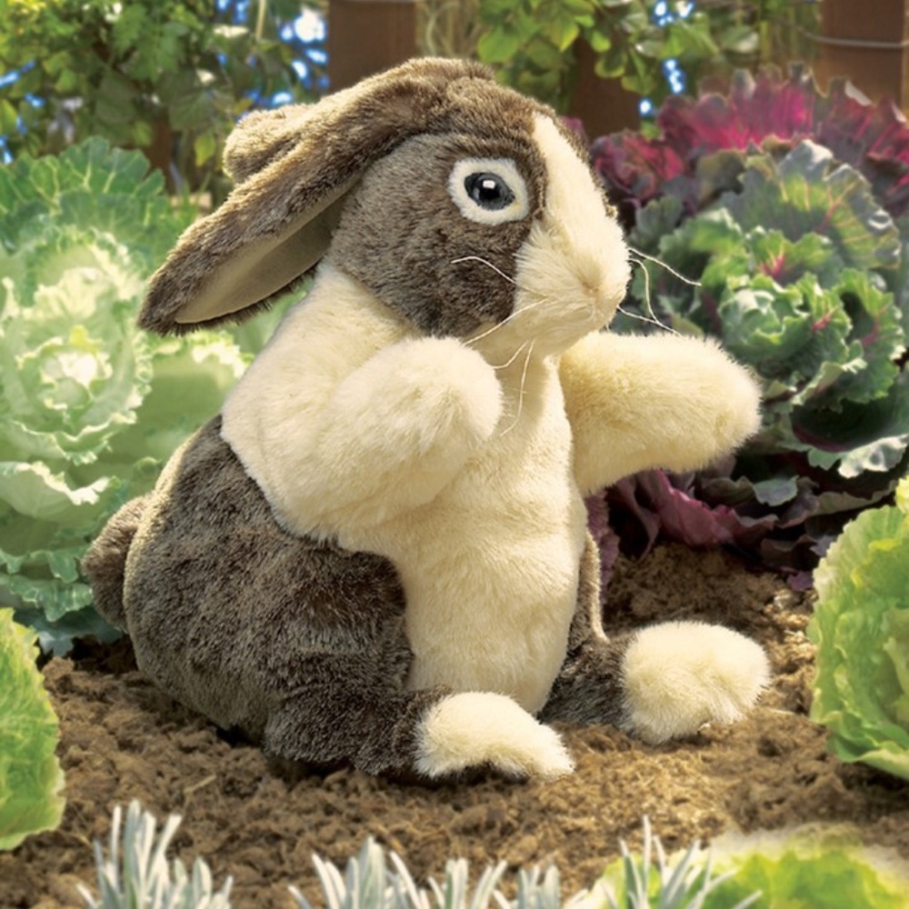 Folkmanis Puppet Dutch Rabbit - Picture 2 of 5
